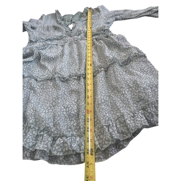 Women's Casual Floral Summer Long Sleeve Deep V-Neck Open Back Ruffles Large - Picture 13 of 13